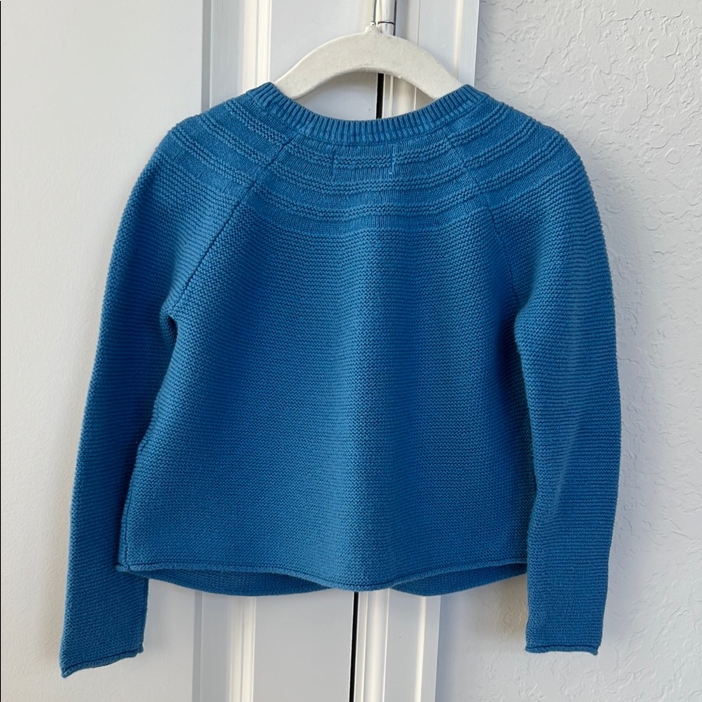 Mini Boden  Blue Knit Cardigan - Picture 3 of 4